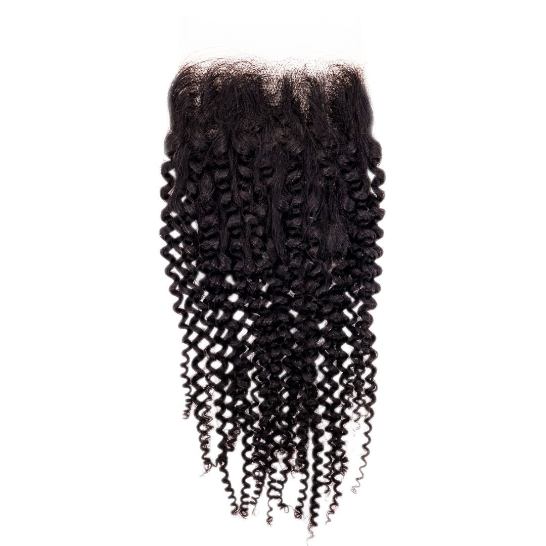 Afro Kinky Curly Closure 14"